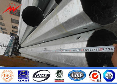 コートジボワール従来の鋼鉄電柱9m 10m 650ダン800ダン1000のダン