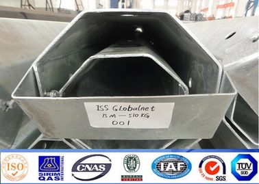 9m 4kn Steel電信柱For Overhead Electrical Transmission Line Project