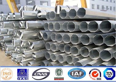 9m 4kn Steel電信柱For Overhead Electrical Transmission Line Project