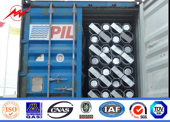 低電圧33kvの送電ポーランド人は、反錆鋼鉄ポーランド人に電流を通しました