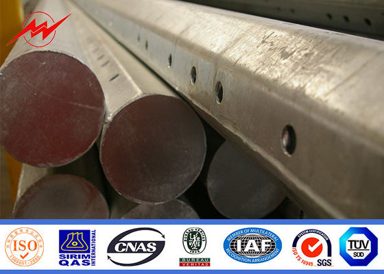 配分ラインの外の69kvのための電流を通された電気実用的な鋼鉄電柱