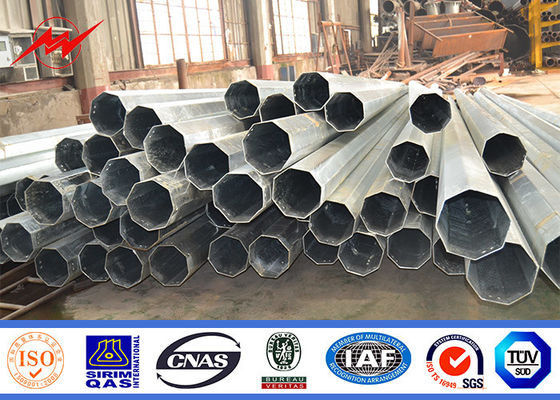 配分ラインの外の69kvのための電流を通された電気実用的な鋼鉄電柱