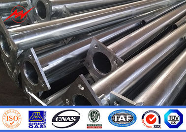 区域の照明のための12m電流を通された鋼鉄円形の八角形の街灯ポーランド人