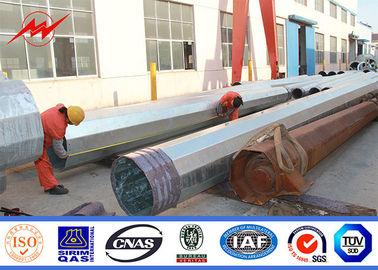 15meter 6000kg Steel Tubular Electricポーランド人Ip65