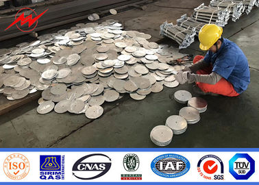 瀝青とMonopole 90FTのフランジのタイプ3 Segementsによって電流を通される鋼鉄ポーランド人