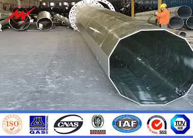11m 15m Steel電柱8 Side Safety Factor 2 Anti Corrosion