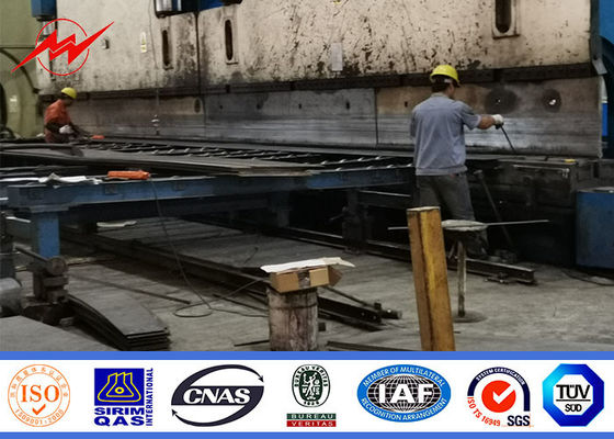 フランジのタイプはコミュニケーション配分のための100 Ftの鋼鉄Monopoleカスタマイズしました