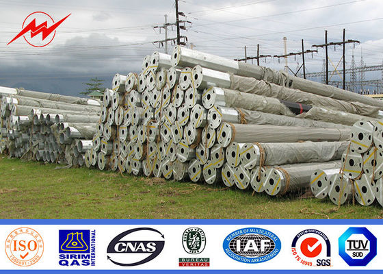 電力配分ライン69KVのための八角形の電気鋼鉄電信柱