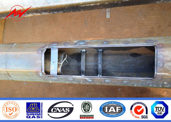 8m 10m 12m ホットディップ 熱電熱鋼電源ポール 色のポリエステル粉末コーティング