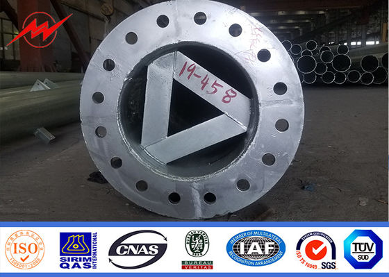 電気電源ポール 20m から 55m 高さ 様々な用途に適した ISO 9001 認証