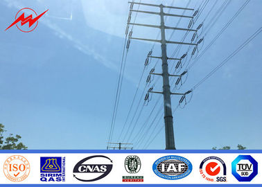 瀝青を持つ70FT 90FT Transimissionライン電柱の鋼鉄GI八角形のポーランド人