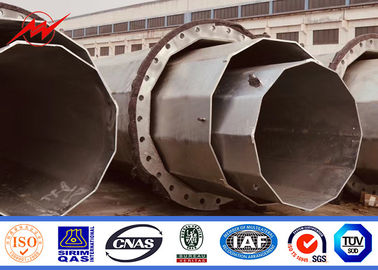 11kv 38kv Electric電柱Hot Dip Galvanized Octagonal