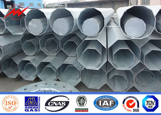 11kv 38kv Electric電柱Hot Dip Galvanized Octagonal