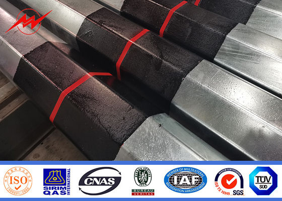 9mの瀝青の埋葬のタイプは伝達のための鋼鉄管状のポーランド人に電流を通した