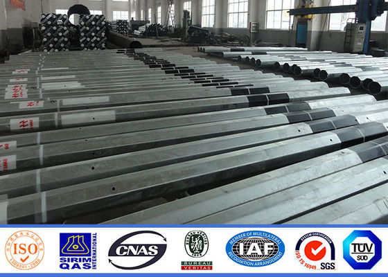 15m 17m 20m Power Transmissionポーランド人Hot Dip Galvanized Electric Lines Steel