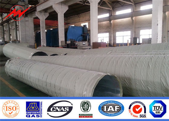 鋼鉄IP 65 Electric電信柱For 132kv Electrical Distribution Line