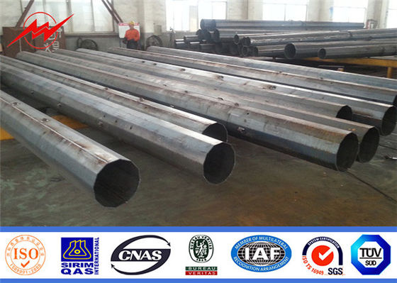40ft Steel電信柱Hot Dip Galvanized Conical Electrical Power Tubular