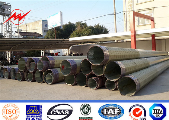 配分Line Electrical電柱15m Wall Thickness 4mm Galvanized