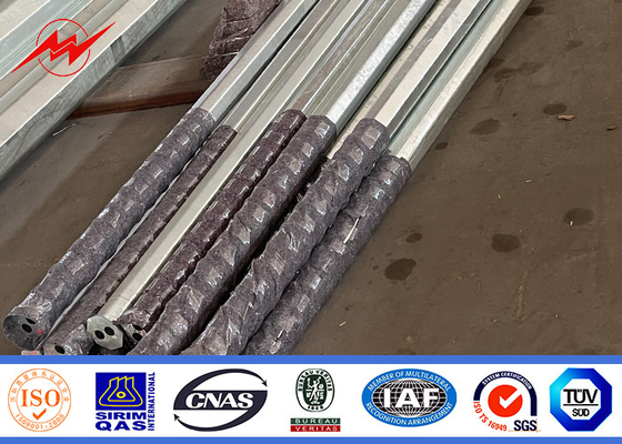 12 33kv Line Mtr High Galvanized Steelポーランド人Mono For Transmission