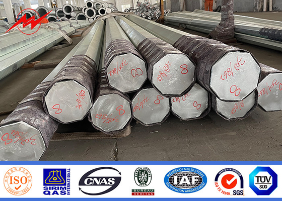 30ft Electrical電柱Galvanized Steel Nea Standard