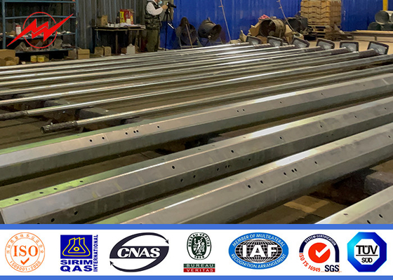 Galvaniztionおよび瀝青との配分69kv 55ftの鋼鉄電柱