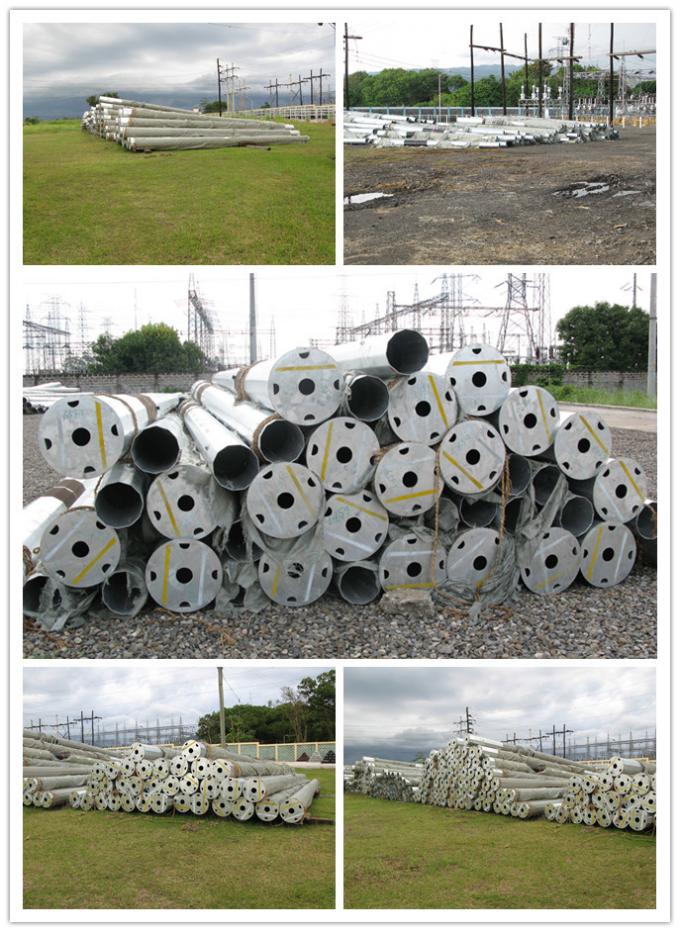 60FT 18m 鉄柱塔のための電気電源ポール 0